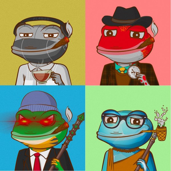 FitBBook's tweet photo. If you are gonna list your @ThePlagueNFT frogs for less than 6.9 ETH on Monday don’t at me bro! https://t.co/QnK5l27lpa