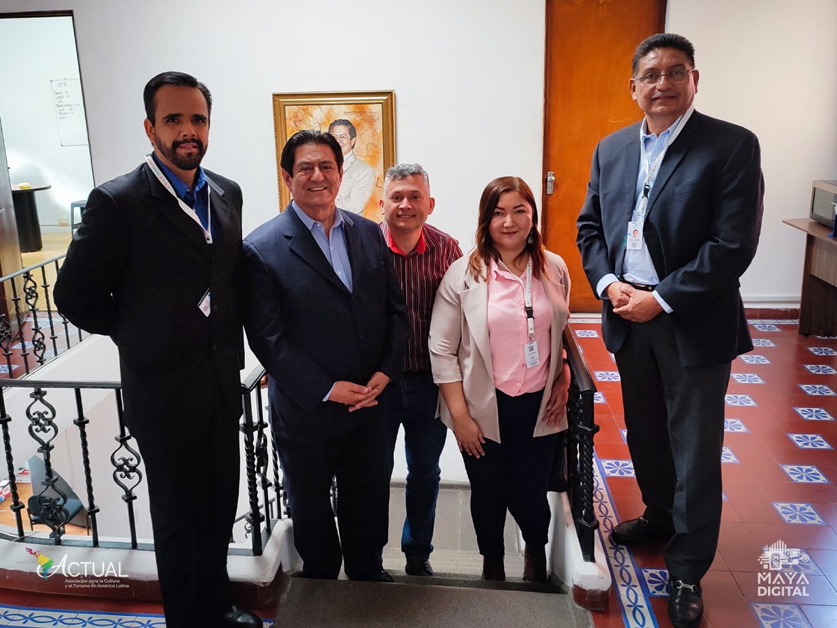 MayaDigital5's tweet photo. Agradecemos la cálida recepción del Dr. Armando Bojórquez Patrón, Presidente de la Asociación para la Cultura y el Turismo en América Latina Actual, y su gran equipo. 
Es el inicio de una colaboración que beneficiará ampliamente a sus agremiados.

#MayaDigital #Actual https://t.co/ljtLpSLJMv