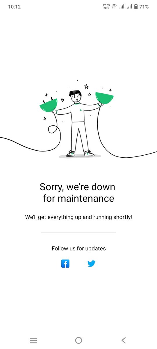 naeemraxa's tweet photo. #Fiver is under maintenance,
Don't worry guys it will be ok after some time.
#fiverdown #fivermaintenance #fiver https://t.co/9woNTzK36r