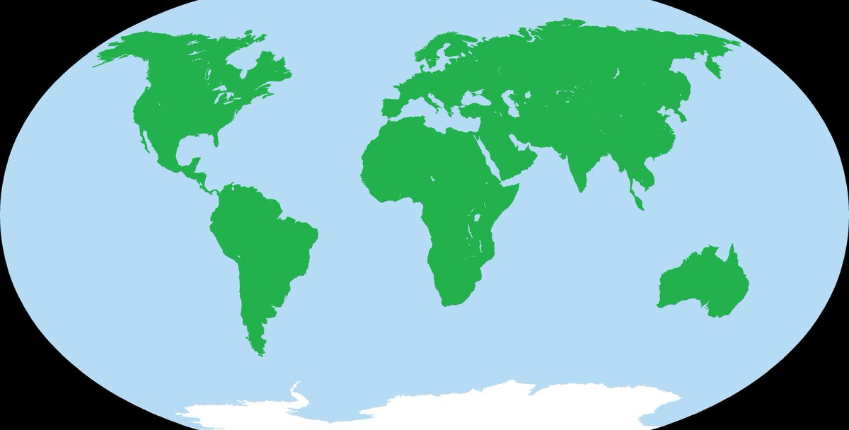 TerribleMaps's tweet photo. World map without islands https://t.co/9HiYDi12Xa