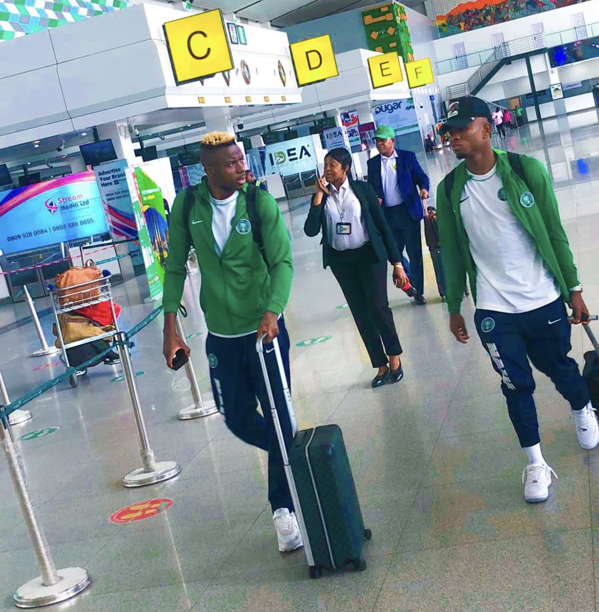 Super Eagles of Nigeria are off to Guinea Bissau for the reverse feauture of the #AFCON2023Q tomorrow.

#SoarSuperEagles #Team9jastrong