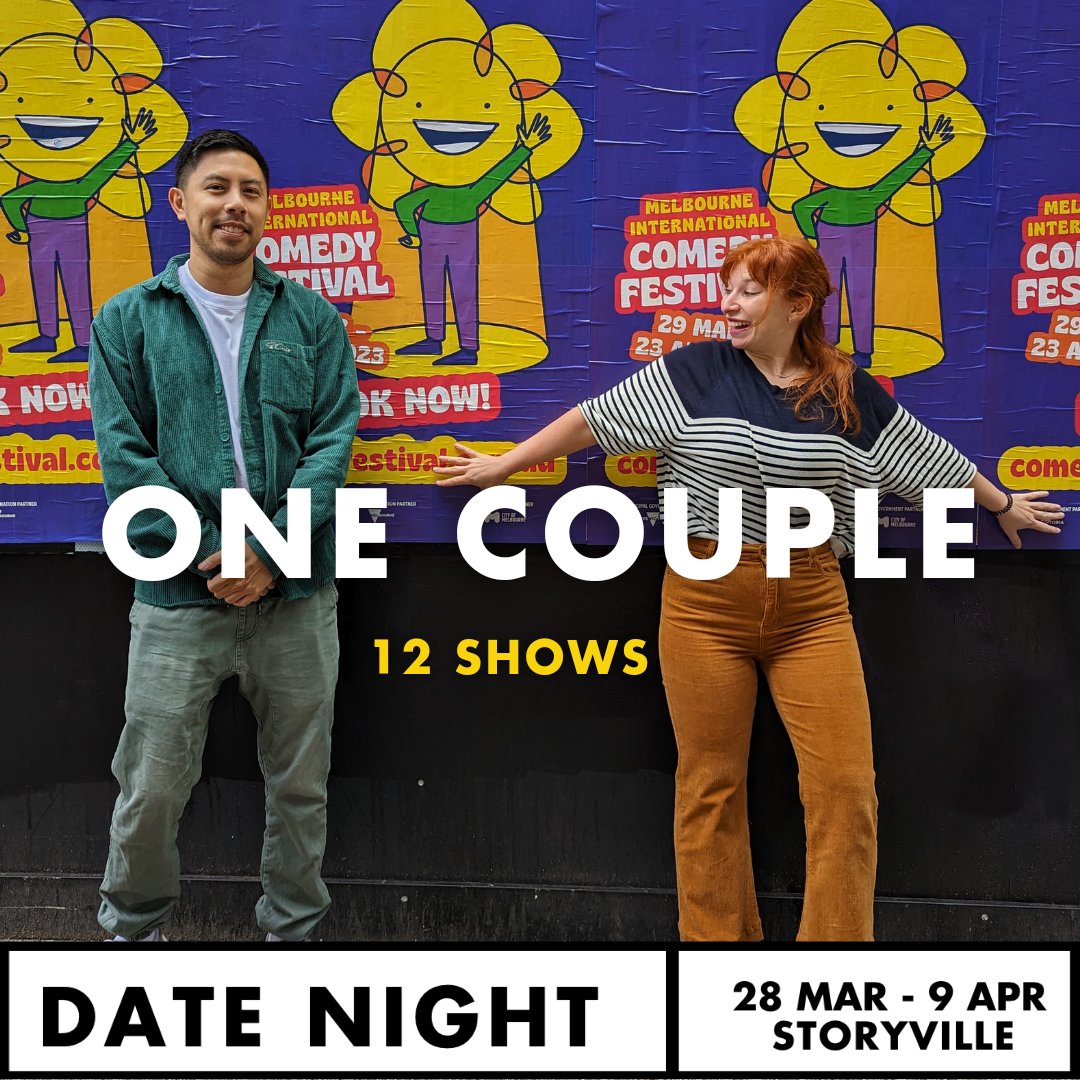 Melbourne Comedy Festival show opens on Tuesday for 12 Nights !!!
Tickets: comedyfestival.com.au/2023/shows/dat…

#melbourne #melbournecomedy #melbournecomedyfestival