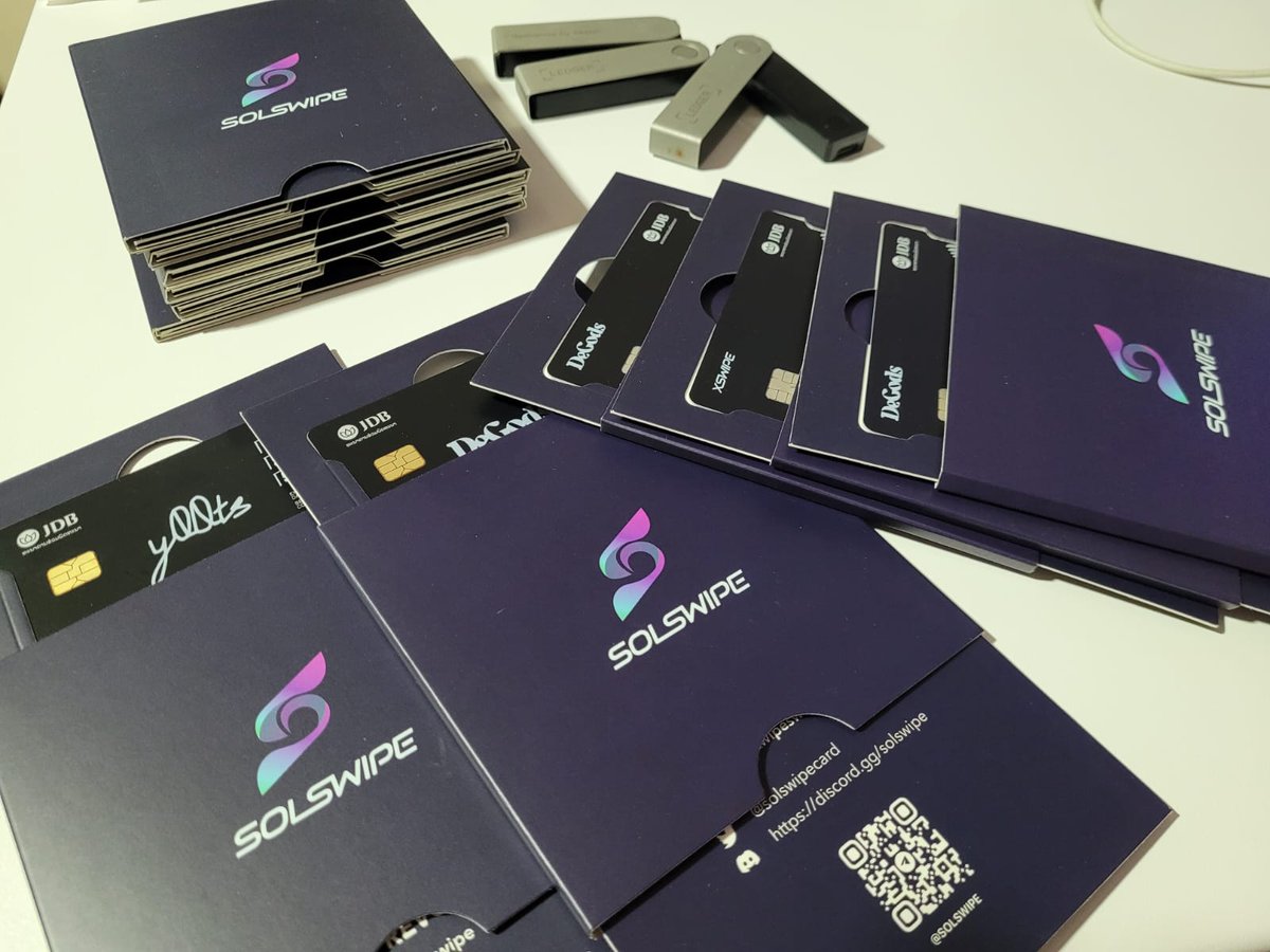 Upcoming batch of cards on its way. 
Who else havent gotten your XSwipe card

This is our season too 💳🐲
Big things are coming, we just getting started

<a href="/xswipecard/">xswipecard</a> <a href="/XDeGods/">X+ 🏴‍☠️</a> <a href="/DeGodsNFT/">DeGods</a> <a href="/y00tsNFT/">y00ts</a> <a href="/y007ts/">y7 y00ts?</a>
