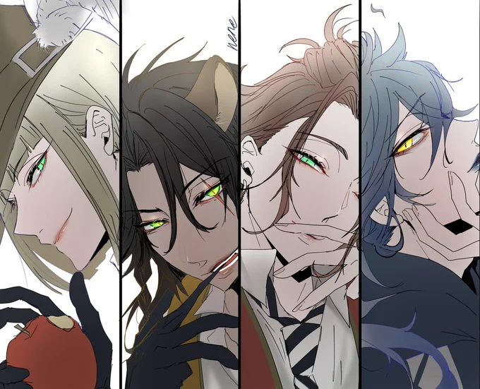 遅くなってしまったけれどツイステッドワンダーランド3周年ありがとうございます#ツイステファンアート 