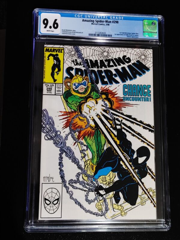 Amazing  #298 CGC 9.6 1st Todd McFarlane  1st Ed Brock Cameo  ebay.com/itm/Amazing-Sp… <a href="/Collectibles4A/">Collectibles4All</a>  👊