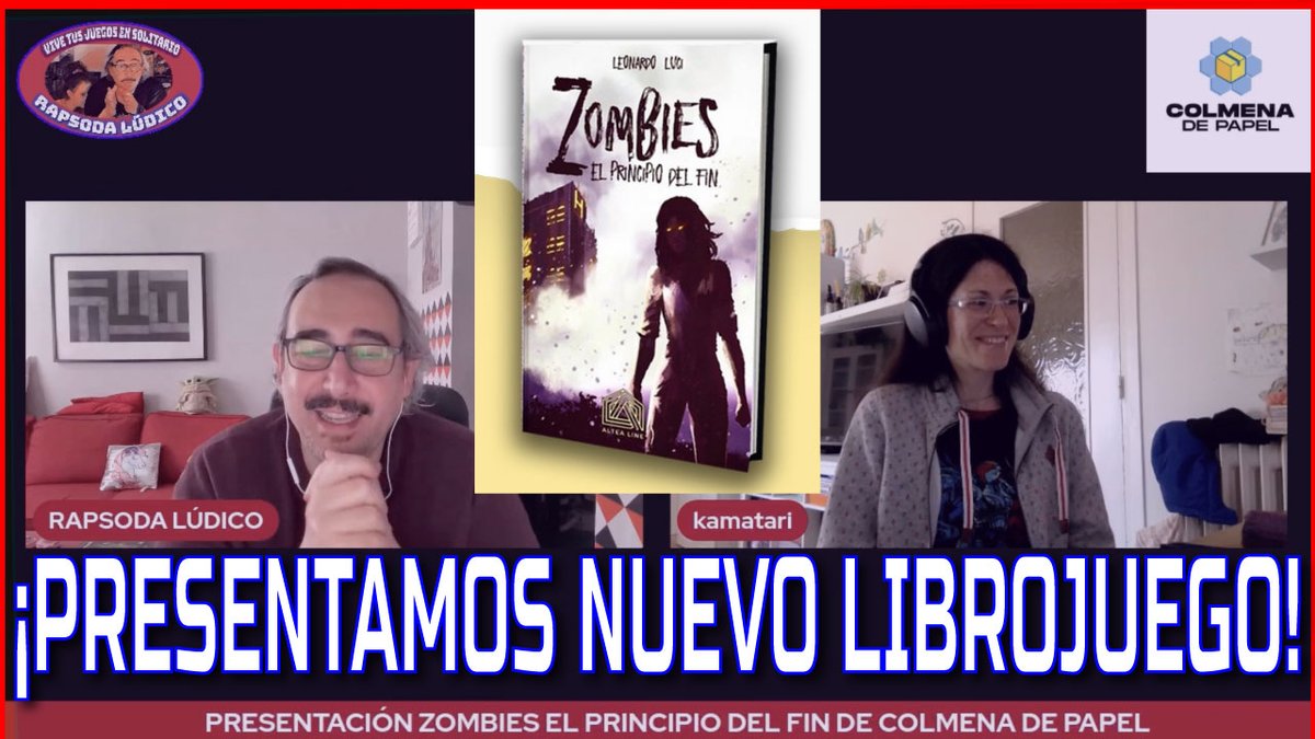 JuegosVive's tweet photo. ¡Atentos a este librojuego!
https://t.co/c6lwPSwB01
@ColmenadePapel #librojuego #rolensolitario #boltaline #zombies https://t.co/NKtqPpp9zt
