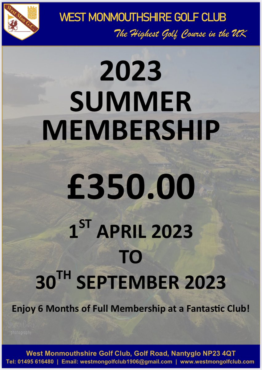 West Monmouthshire Golf Club tweet media