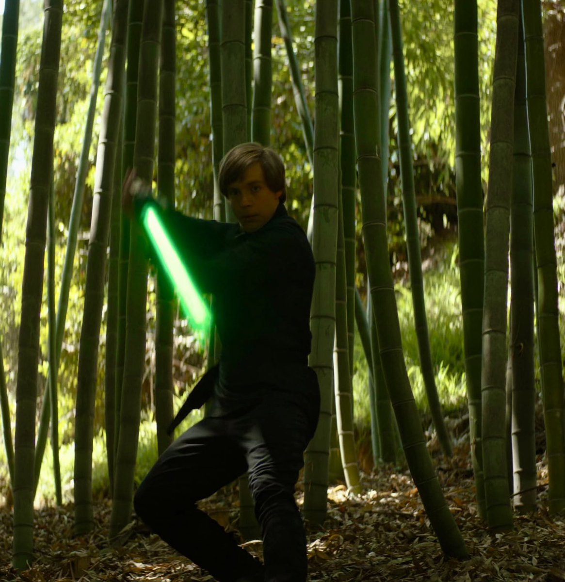 MentorSkywalker's tweet photo. As I continue my combat training on the planet of Ossus. A group of training droids armed with Force pikes and blaster rifles approaching me.
I take a deep breath and prepare to face them head-on. #Ossus #LukeSkywalker #LightsaberTraining #9ABY #WaysOfTheJedi https://t.co/sOSjS7D1t1