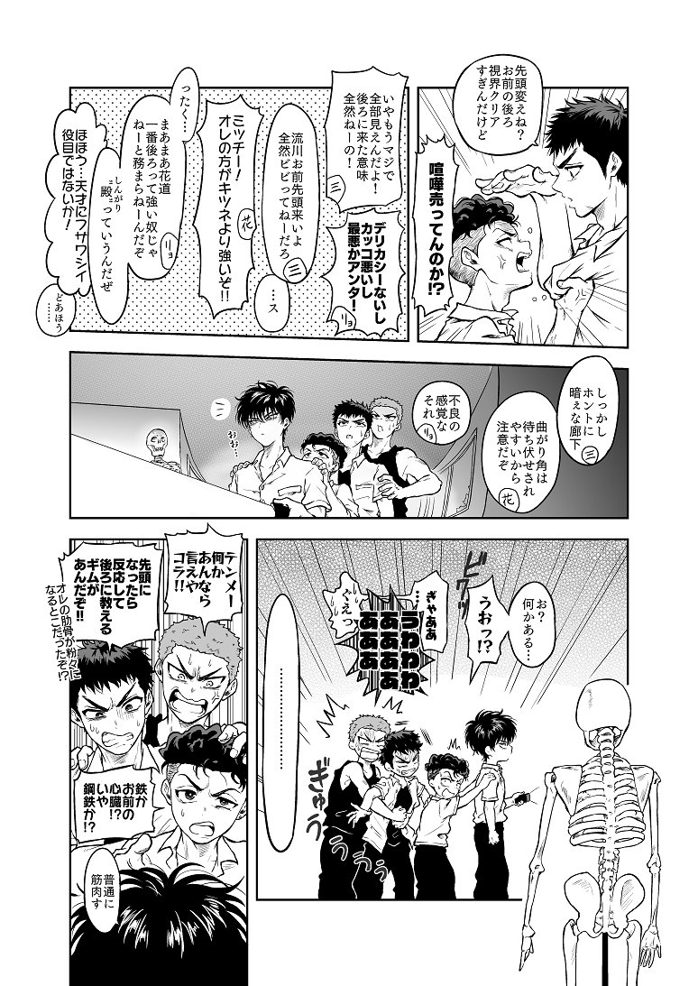 【部数アンケート】
5/4スパコミでこんな感じの湘北赤点軍団の漫画出します!が、SD初めてなので部数アンケートのご協力お願いします…!
↓↓ツリーにアンケートあります 