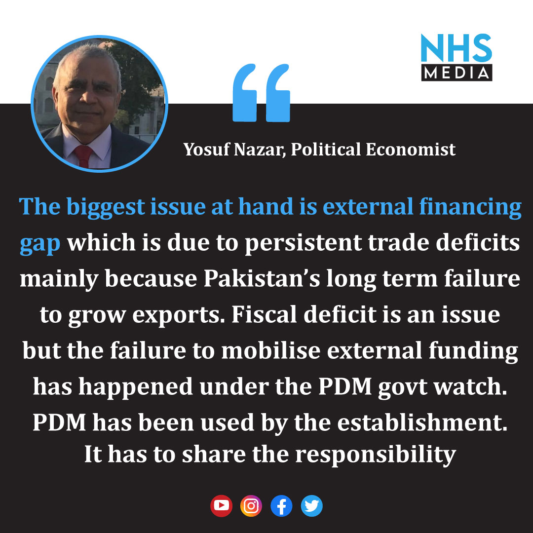 NHSMEDIA110's tweet image. External Financing Gap
@YousufNazar 
#externalfinancing
#Pakistan 
#politics
#crisis