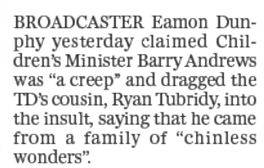No Context Eamon Dunphy tweet media