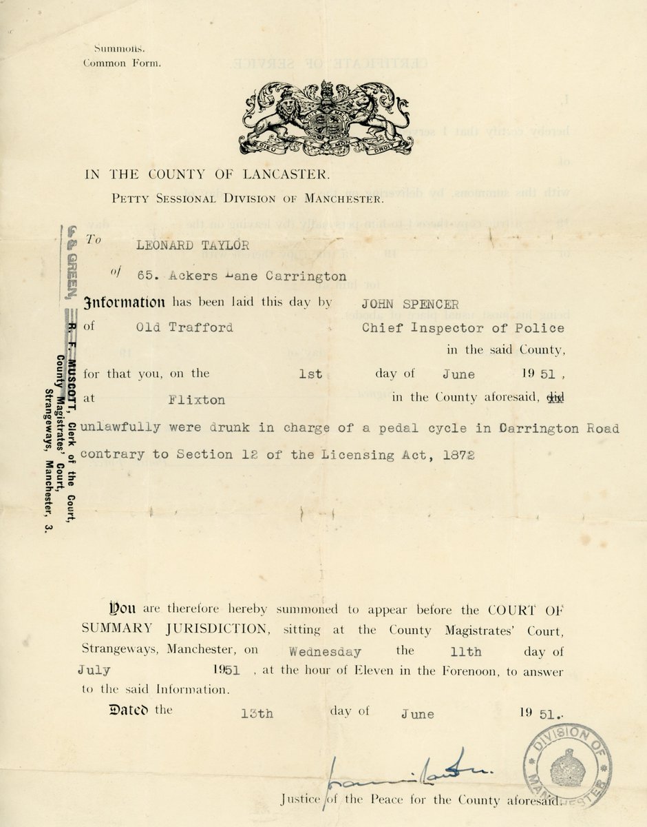 heyjudewilde's tweet photo. The archive switch is never set to 'off'. The joys of getting some family photos to sift through ... and first up being the day grandad was in court for being drunk in charge of a pedal cycle. Your Honour, it won't have been the only occurrence :) #nothinggettingdonetoday https://t.co/Y1uBh02IOA