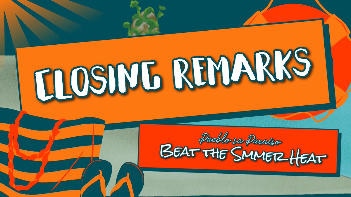 ㅤ

Pueblo sa Paraiso: Beat The SMmer Heat • CLOSING REMARKS

#BeatTheSMmerHeat 
#PuebloSaParaiso 
#SMalamigKaMuna

ㅤ