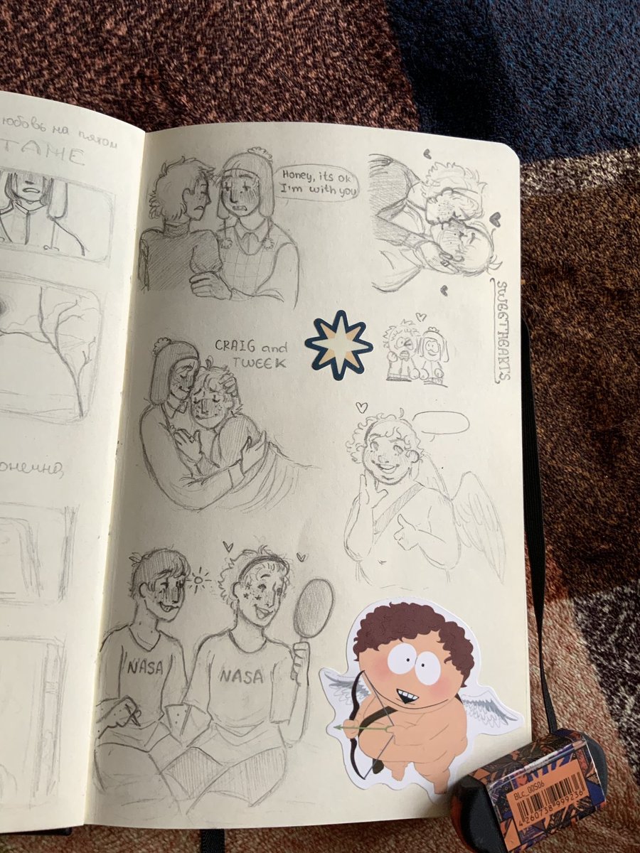myasnosh's tweet photo. я воскрес урааа
нашёл свой блокнот за 2021, успех
#SouthPark #creek #sketches #sketch #craigtucker #tweekxcraig #TweekTweak https://t.co/bnMmP0cMOg