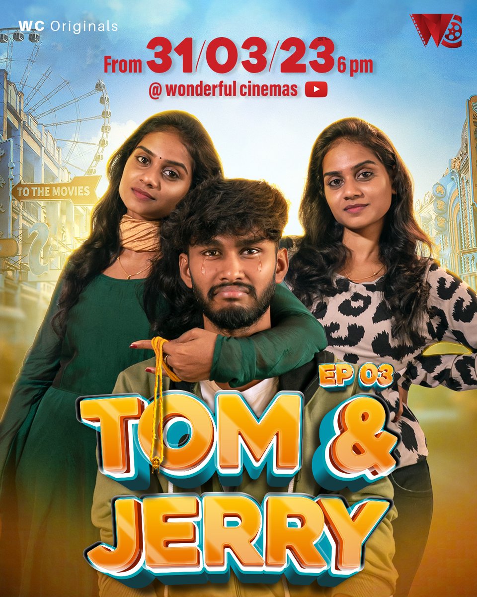 WonderfulCinem1's tweet photo. Hi Guys Tom and Jerry Episode 03 Releasing on  March 31st in wonderful cinemas Youtube Channel. Subscribe and Stay Tuned
Channel Link : https://t.co/cfynNqN2wE

 #shortfilmseries #tamilshortfilm #tomandjerry #webseries #youtubeseries #tomandjerrytamil #movies https://t.co/6mIvbOnvah