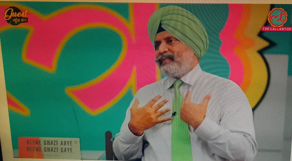 Abhi_Woodball's tweet image. Thank you @Tiny_Dhillon Sir for sharing your thoughts on #GITN show on @TheLallantop 
Special thanks to @saurabhtop 
Sir @Tiny_Dhillon, Now I am going to order the book to read more about the army.
#IndianArmy #JaiHind