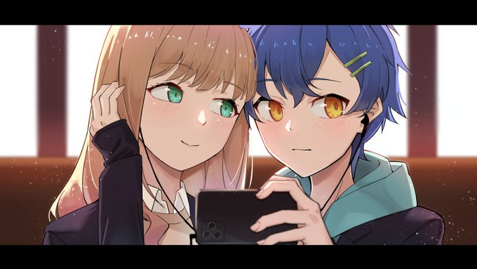 映画見て描きたくなったので...この二人の絡みずっと見てたかった#SSSS_DYNAZENON #GRIDMAN_UNIVERSE 
