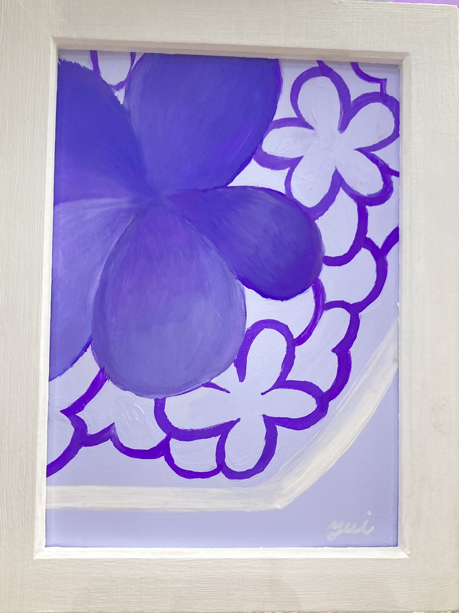 「色とりどりの春(紫)」      Yui作