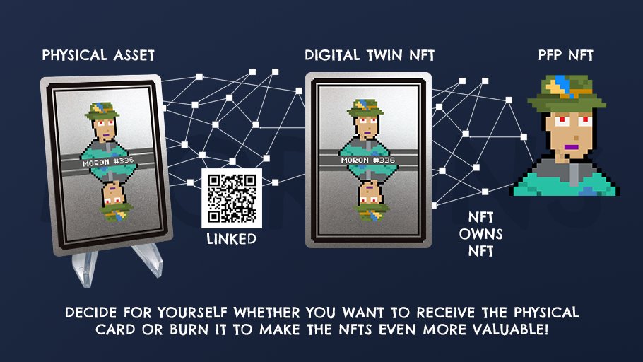 Oops, we missed the 2nd anniversary of the 'Only Morons buy IOTA' statement. Let's make up for it and celebrate with a #giveaway!🥳

Follow, like, and retweet for a chance to win:
Moron 336 
Physical Card
Digital Twin
PFP NFT

🍀 The winner will be drawn on Apr 2. #IOTA #Shimmer