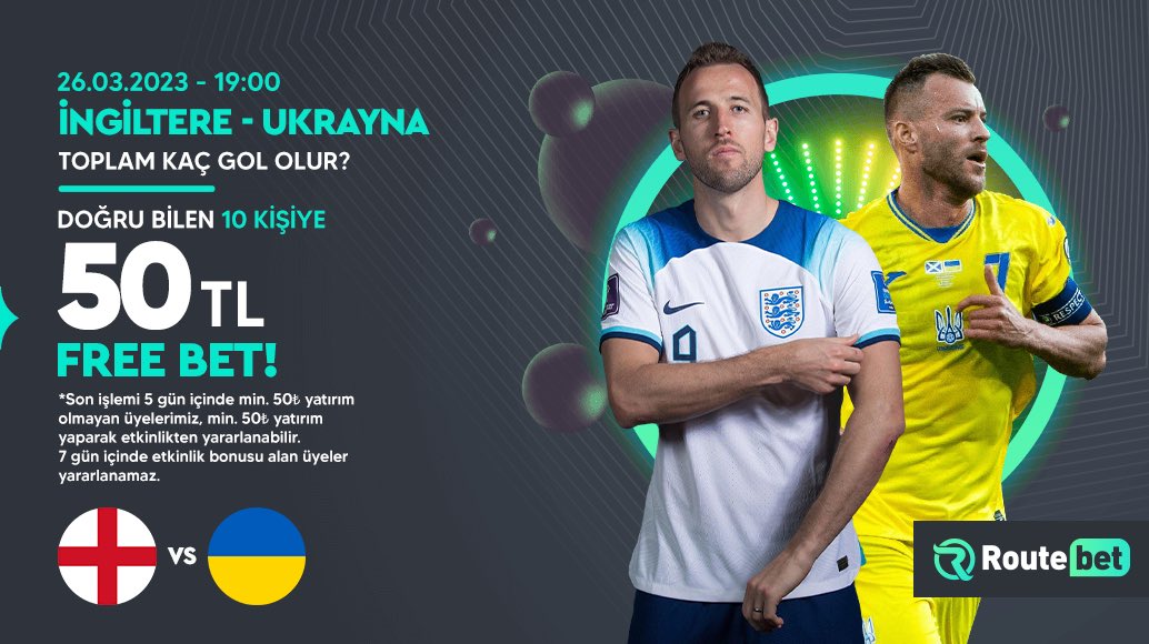 🎁 İngiltere - Ukrayna maçında TOPLAM KAÇ GOL OLUR doğru tahmin eden 10 KİŞİYE 50₺ FREE BET!💵 

🖐Yatırım Kuralı Görselde
✅Hesabımızı takip et  
✅Kullanıcı adını ve tahminini yazarak RT yap
✅Takip et; <a href="/Terskose00/">Ters Köşe</a>

📱linktr.ee/routelink