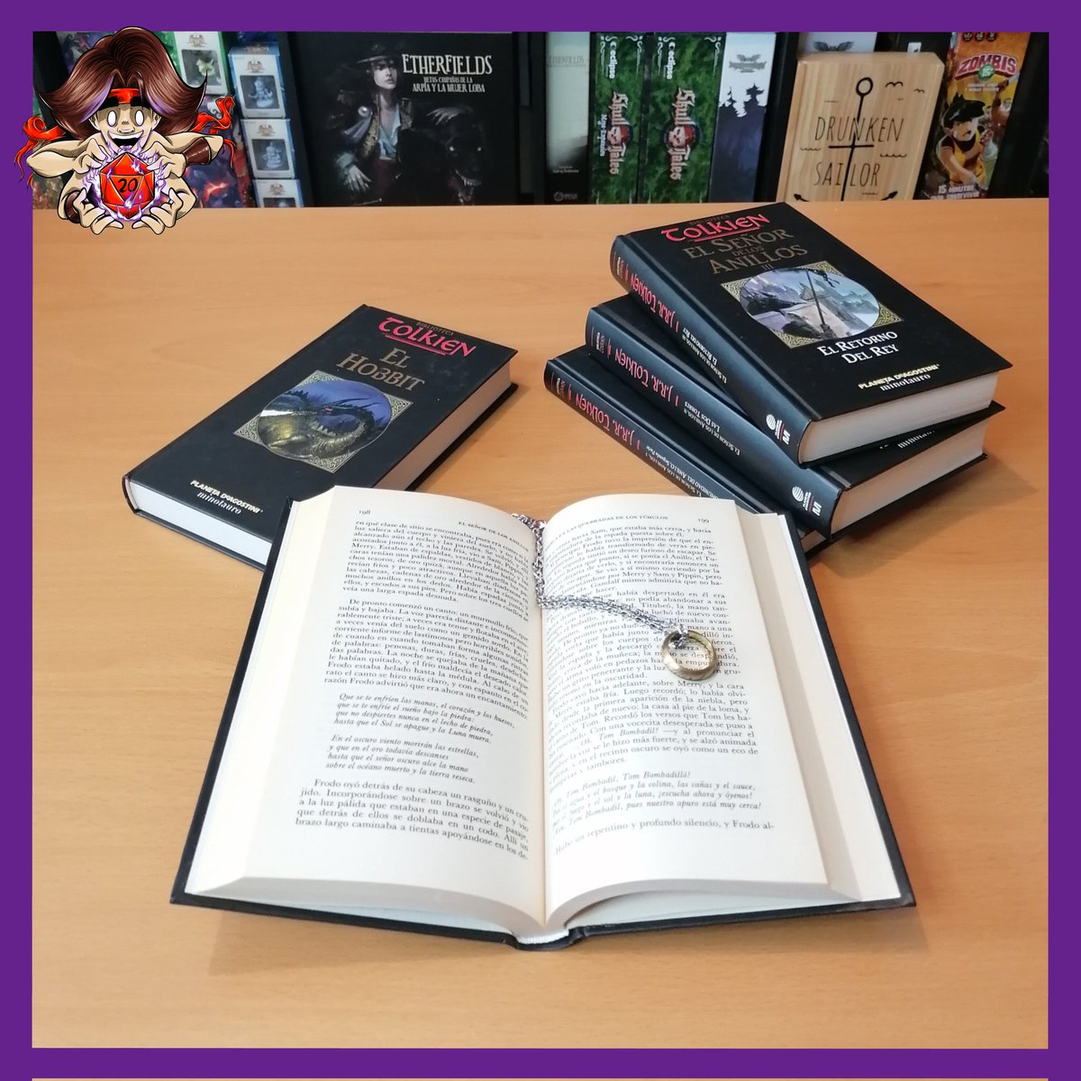 Vitruviogms's tweet photo. Aquí seguimos celebrando la maravillosa obra de 📖 Tolkien 📖 releyéndola y con DESCUENTAZOS en todos los productos relacionados con ESDLA,¡Corre que se acaban!🏃💨
➡️https://t.co/v6o7B6MtVu
#vitruviogames #vitruvio #elseñordelosanillos #juegodemesa #rol #miniepics #funkopop https://t.co/gZZtdmsaR3