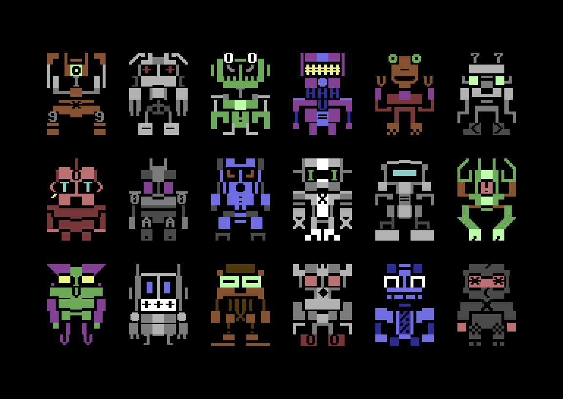 #MarchofRobots 26

#PETSCII #C64 #Commodore64 #pixelart #textmode