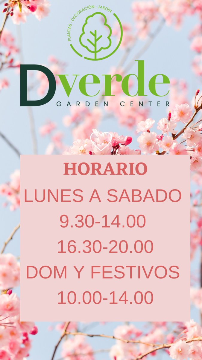 DeDverde's tweet photo. Nuevo horario https://t.co/SQO7AVDuyO