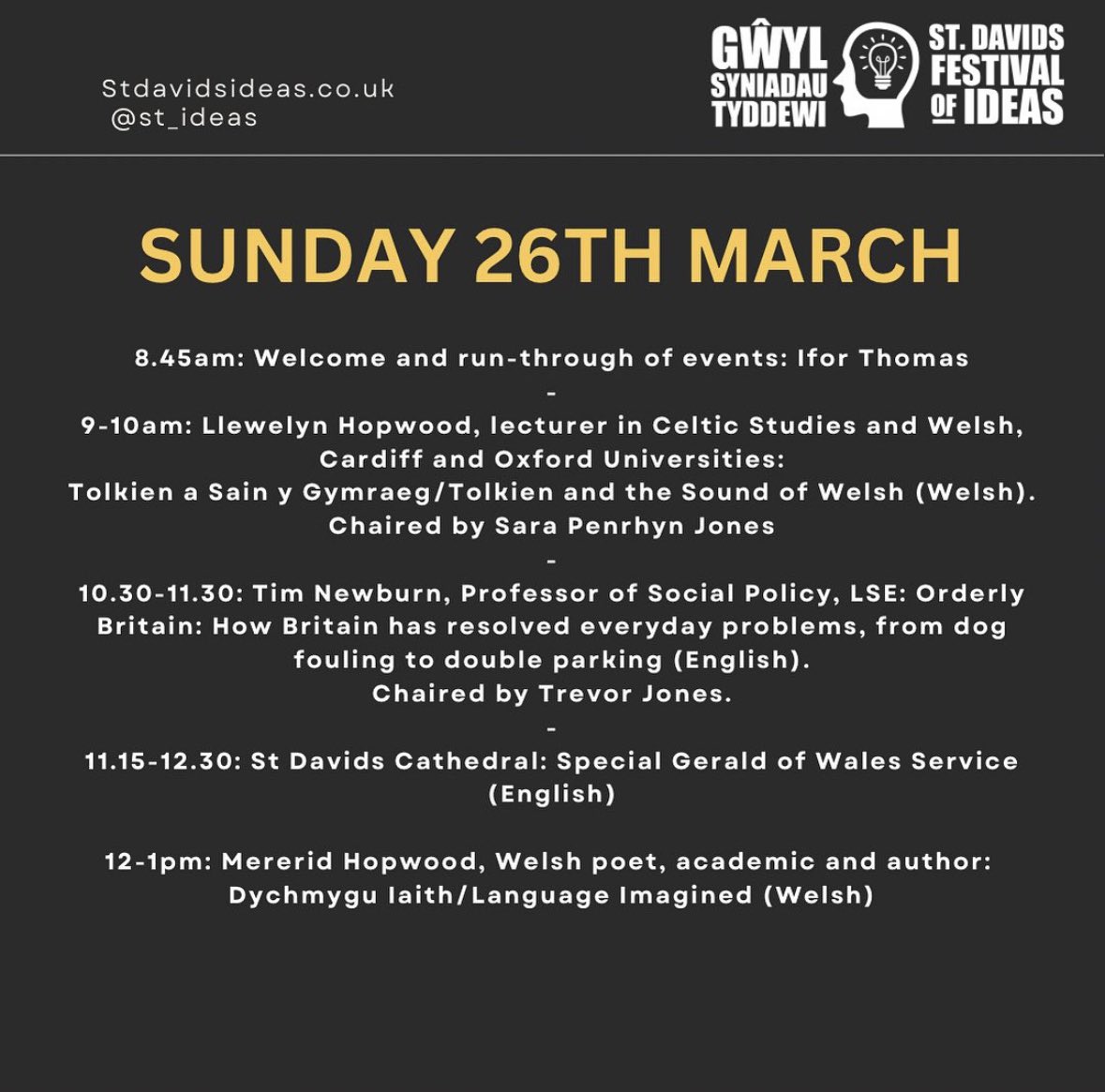 St Davids Festival of Ideas tweet media