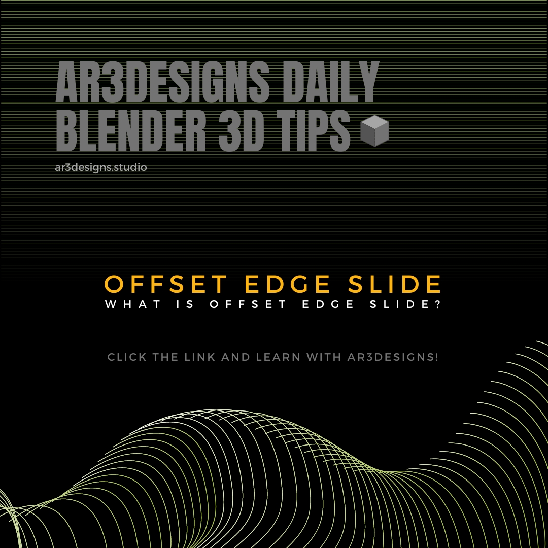 ar3designs's tweet photo. AR3Designs Daily Blender 3D Tips
WHAT IS OFFSET EDGE SLIDE?
https://t.co/MPoDn6ALG6

#ar3designs #ar3d #blender #blender3d #3d #tutorial #tips #short #video #youtube #model #3dmodel #modeling #3dmodeling #daily #offsetedgeslide #offset #loopcut #command #shortcut #editmode https://t.co/qZoQZdACim