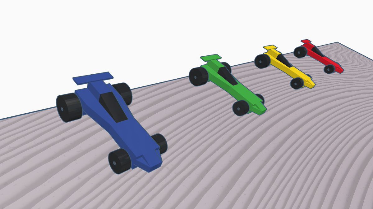 draker_dg's tweet image. Mini race! Testing some slide effects in Sil Lab of Tinkercad.

Try it! tinkercad.com/things/5t9bJy8…