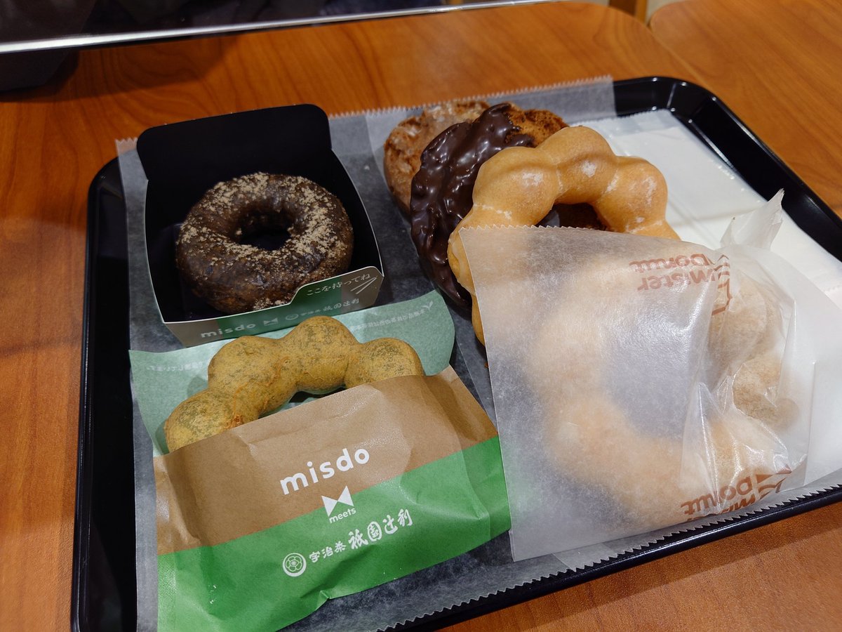 mitake_PSO2NGS's tweet image. すごい久々にミスドきたー！