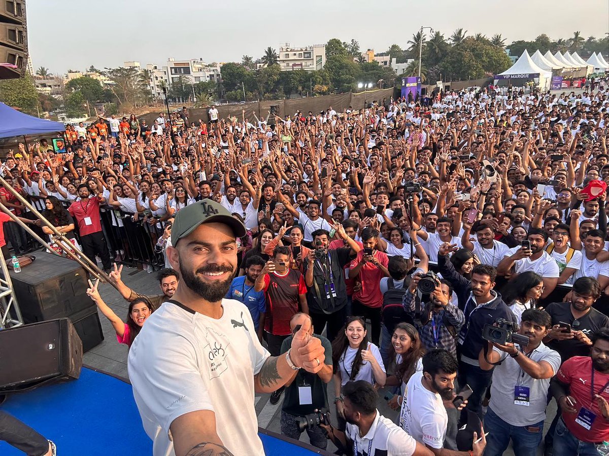 cornerstoneway's tweet photo. A race to remember, embraced each and every moment from the first ever one8 Run Bengaluru 💙

#one8
#one8Run
#OutrunYourself https://t.co/XxFwHZkz4H