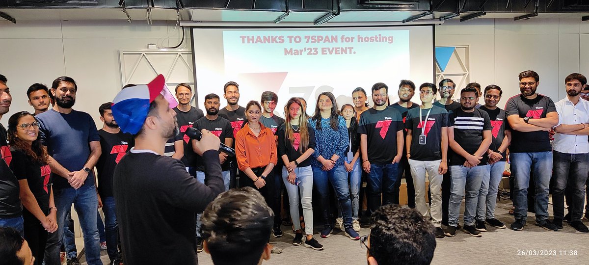 creativeChirags's tweet image. Thank to for hosting laravel ahmedabad March 2023 meet-up. @7SpanHQ @LaravelAhm @ruchit288 #laraconin #laravelahm