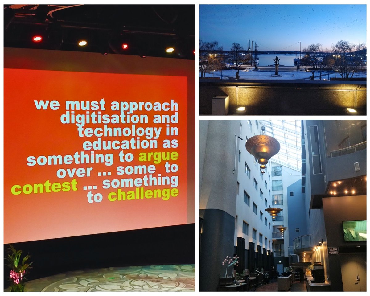 AlexOrtegren's tweet image. Some thoughts a week after #NERA2023. Many thanks for the feedback on @JohannaVelande1 and my work on K-12 teaching for #digitalcitizenship in a world w/ AI. Interesting discussion on tensions between tech-optimistic discourse in edu policy &amp;amp; &quot;AI dangers&quot; in teacher PD materials.