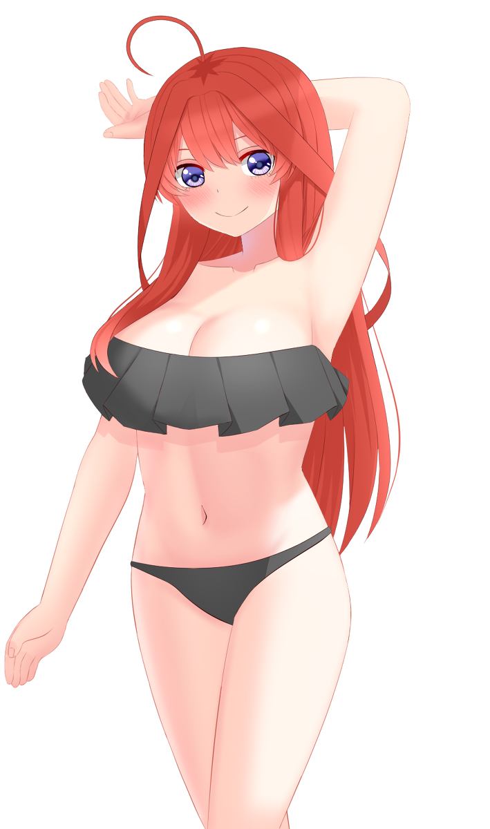shさんがTwitterに投稿した中野五月(五等分の花嫁)のイラスト。