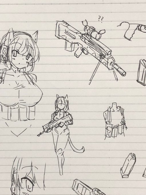 イラスト描くのしんどくなったので落書きです。 