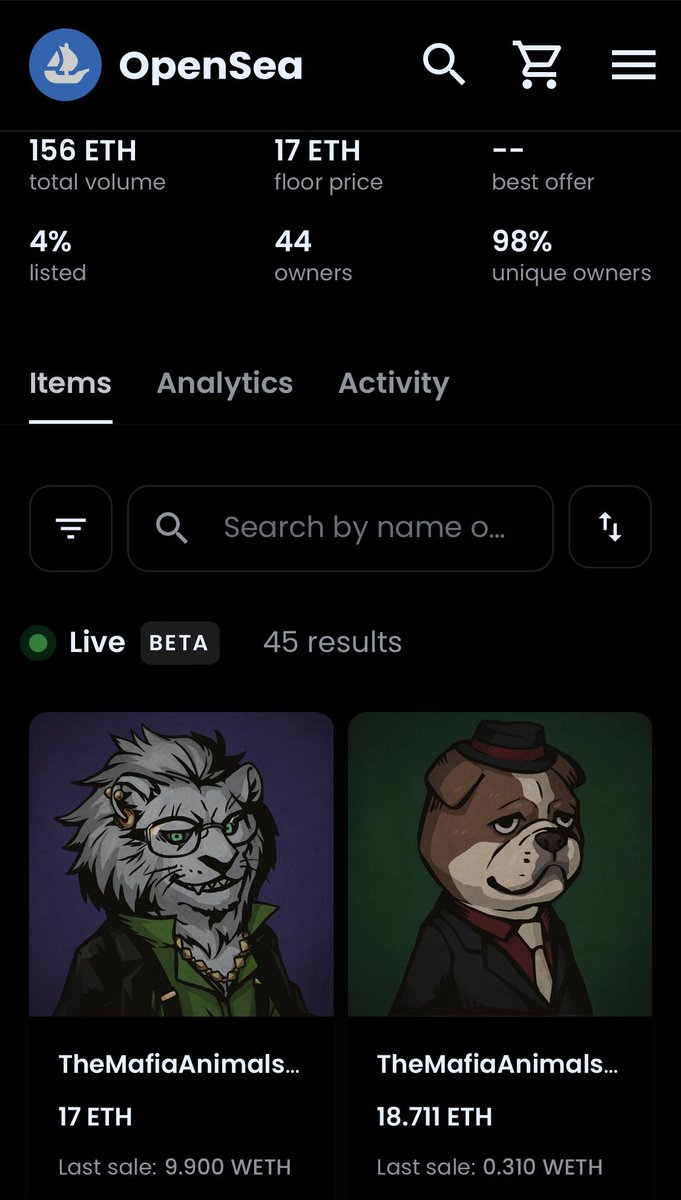 D_Infiltrator's tweet photo. Why getting @RiBOX15  
THE MAFIA ANIMAL (TMA ) AL is  nearly an impossible task?? 

Why none of the overseas projects has been allocated even a single AL ?  🤔🤔🤔

Let’s dig deep :

TMA

The Mafia Animals is one of the prestigious & most anticipated projects coming out of Japan this month .  1/6