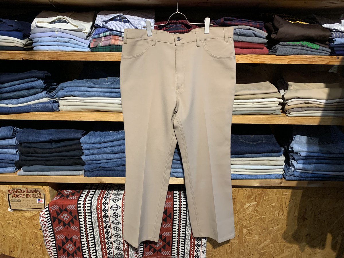 outsidekawasaki's tweet photo. USED Levi’s 517
STA-PREST Pants
Made In USA 🇺🇸
Size W38
Price ¥7480 Taxin

使えるベージュカラー！
70sな雰囲気ある一本！
手入れもしやすいのが
ありがたいです👍

#川崎 #古着 #川崎古着マップ #levis #リーバイス #staprest517 #staprest #ステイプレスト #スタプレ #スタプレスト #アメリカ製 https://t.co/jLhN7m5T7u
