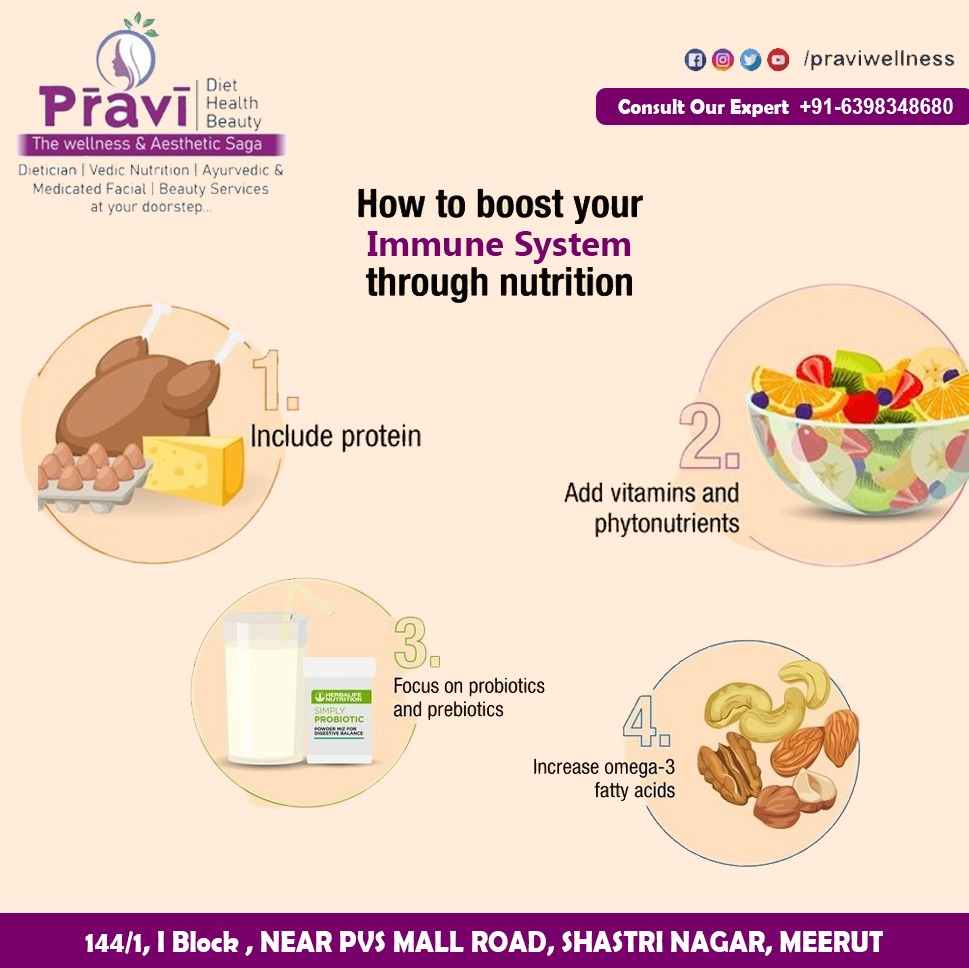 pravi_wellness's tweet image. How to boost your #Immune_System through nutrition
1. Include protein 
2. Add vitamins and phytonutrients
3. Focus on probiotics
4. Increase omega-3 fatty 
#summerweather #heat #heatlhybody #pravi #Health #food #heart #brain #hair #lungs #Beauty #nutrition #tips #Foods