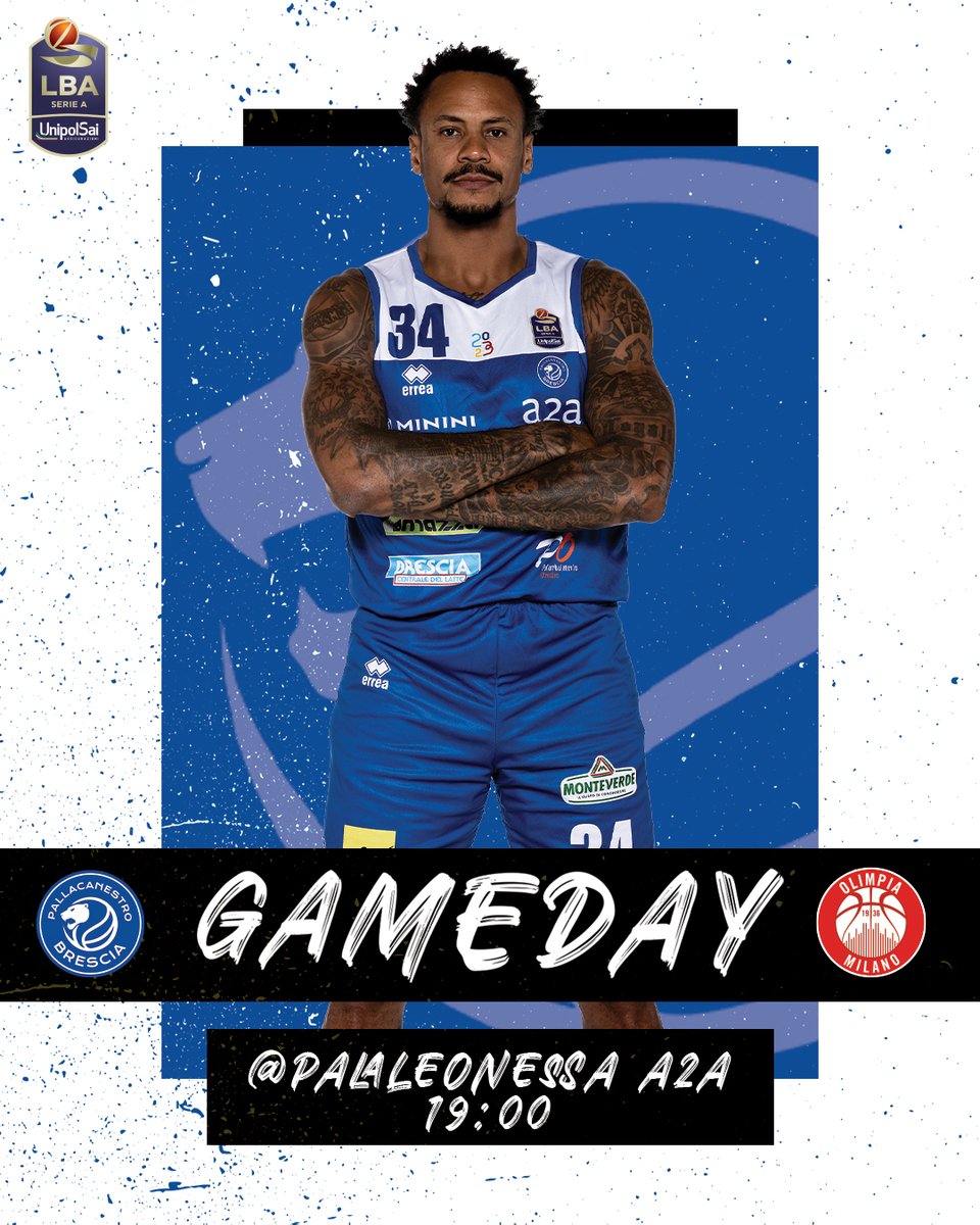 GermaniBrescia's tweet photo. π₯GAMEDAYπ₯
π @LegaBasketA | Giornata 2οΈβ£3οΈβ£
π @OlimpiaMI1936
β° 19:00
π PalaLeonessa A2A
π»πΊ @ElevenSportsIT
#DreamBig | #BREMIL | #Brescia | #TuttoUnAltroSport https://t.co/lNWwm2zlIr