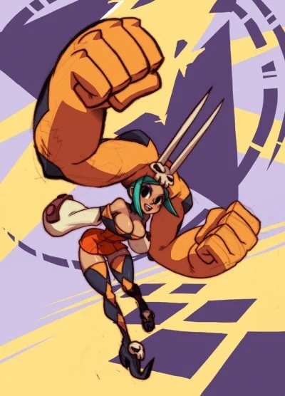 today's clown of the day is Cerebella from Skullgirls! 