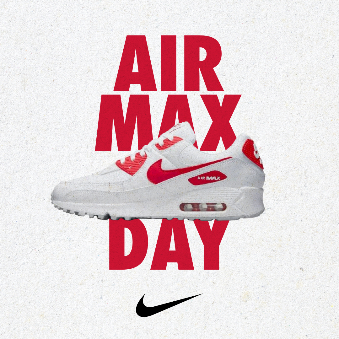 Celebra el #AirMaxDay ❤️👟

El modelo que ha revolucionado el mundo de las #sneakers. 📻Dale un look retro 📼