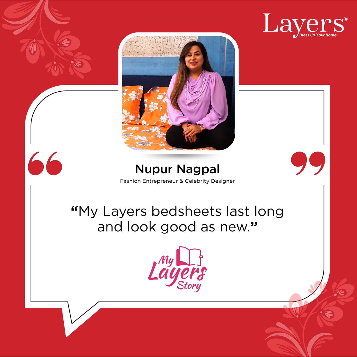 LayersIndia's tweet image. It feels good to hear our customers loving the products we make with so much care. Here’s a sweet comment left by one of our buyers. Check out one of the first entries in our #MyLayersStory!
#customerreview #customersatisfaction #happycustomer #designs #DressUpYourHome #Layers