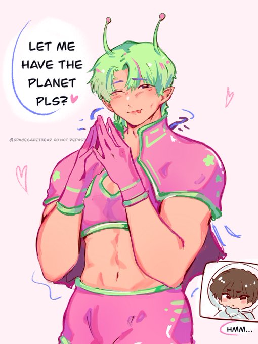 alien vs astronaut 🧑‍🚀👾💞 #namjin 