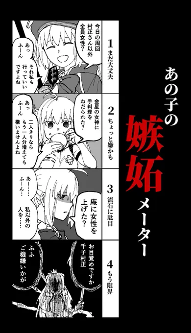 村キャスで嫉妬メーター