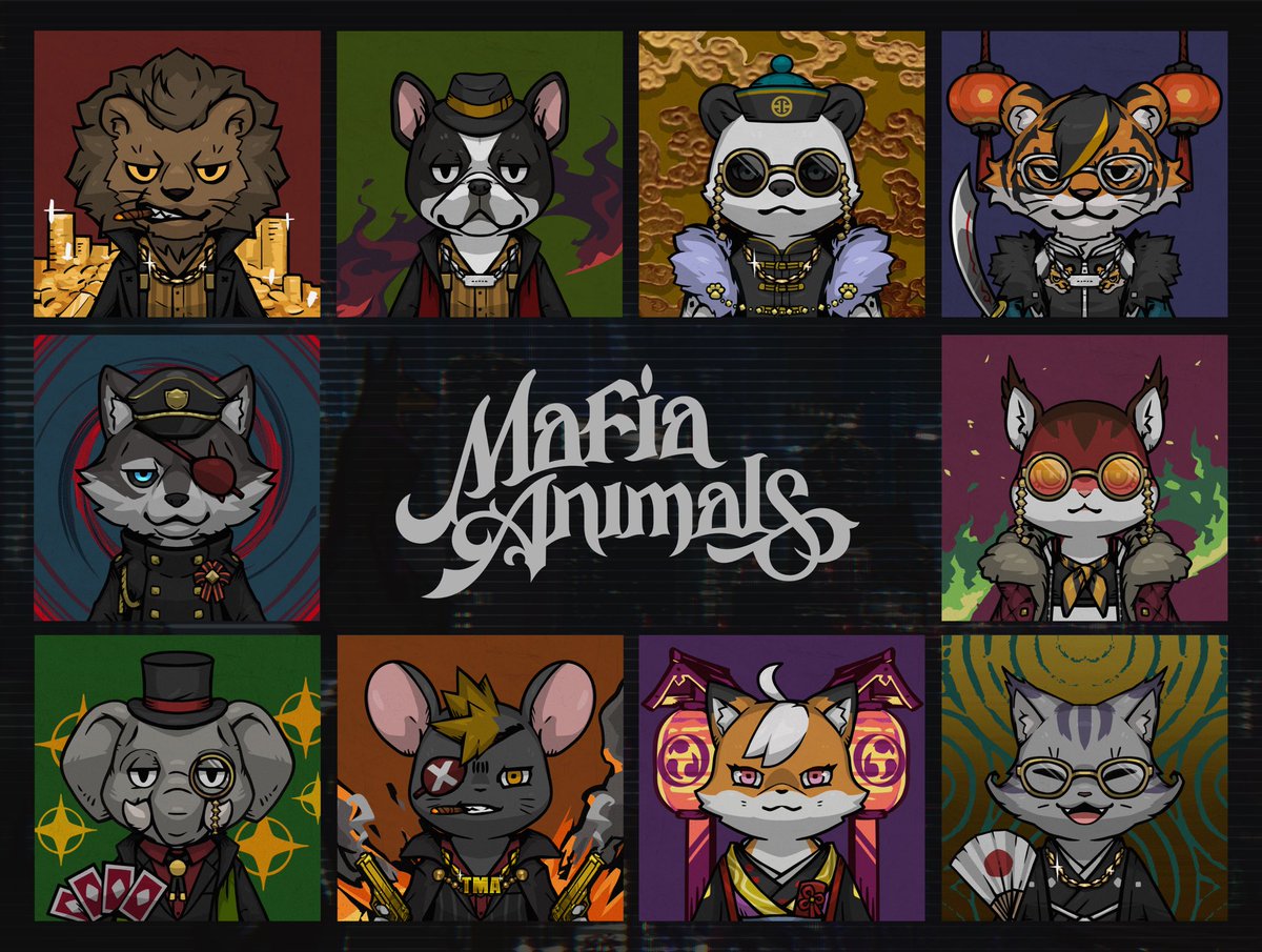 rii2_4_'s tweet photo. NFTを使ってTheMafiaAnimalsという世界を作ってます!
 #三億アカウントの中から私を発掘してください
#TMA #TMAs https://t.co/2xpf8bPkbb