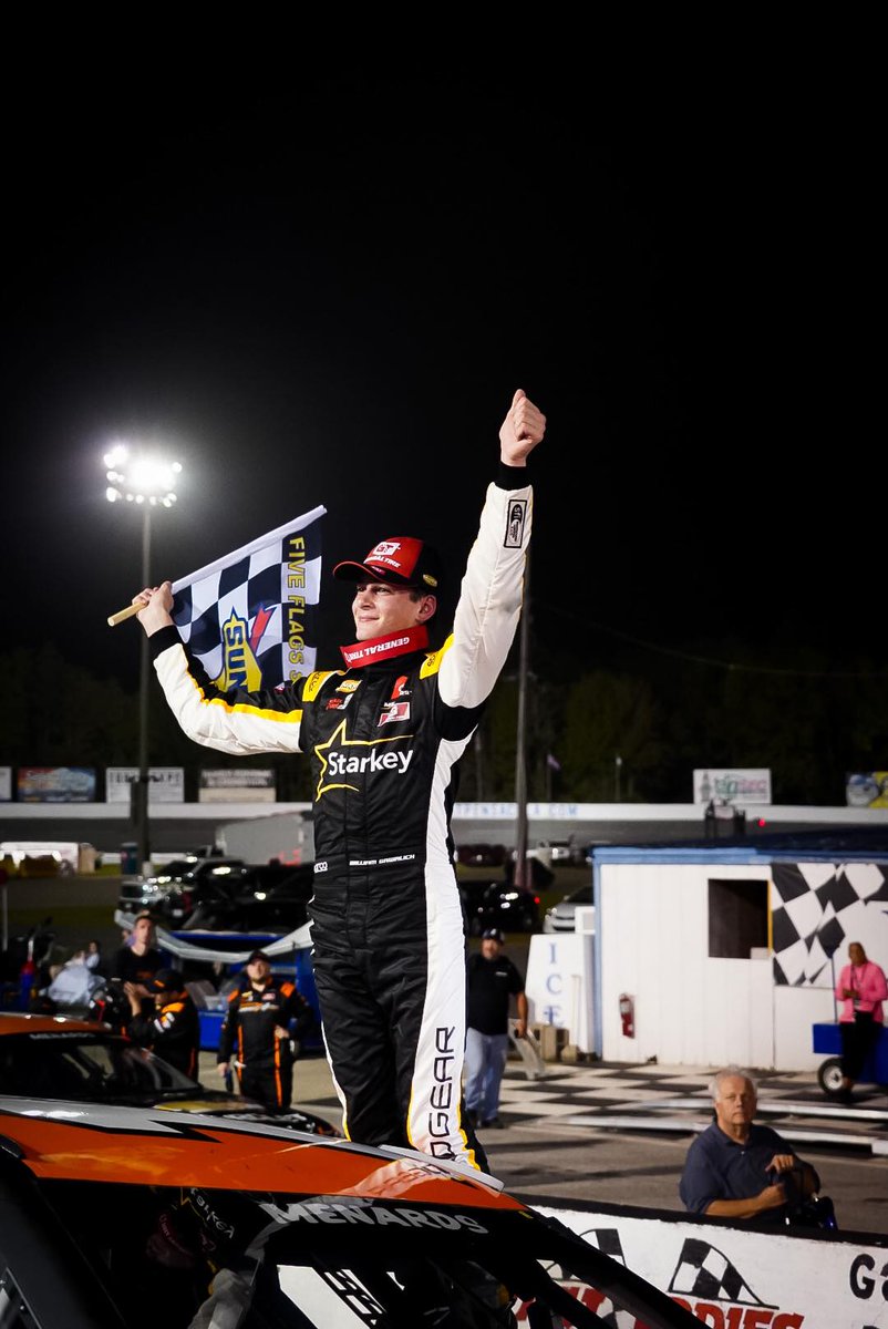 ST_Scene's tweet photo. William Sawalich of Joe Gibbs Racing led every lap of the ARCA East Pensacola 200 at Five Flags Speedway.

Luke Fenhaus and Jake Finch completed the podium. https://t.co/QYV6vA2crQ