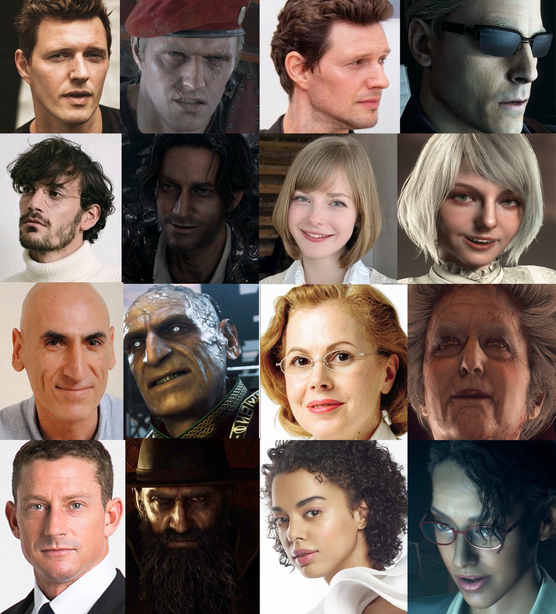 official models of #RE4 #REBHFun 

 #albertwesker #JackKrauser  #LuisSera 
#AshleyGraham  #LeonKennedy #adawong