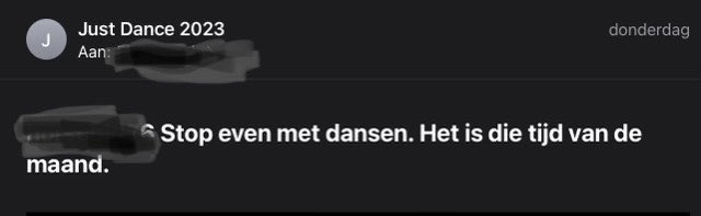“Pap wat bedoelen ze hiermee?” - mijn dochter heeft vorige week Just Dance gedownload en kreeg vandaag deze mail. Als je nog niet weet dat er een maandelijkse nieuwsbrief volgt is deze titel toch een beetje ambigu, zullen we maar zeggen.