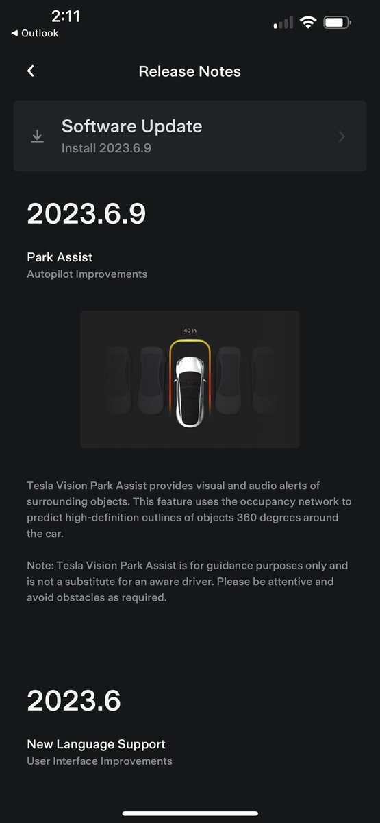 Phyxx_TX's tweet photo. @SawyerMerritt @wholemars Even better… I’m not on #FSDBeta, I have #EnhancedAutopilot and Vision-only (no sensors) and I’m finally getting Park Assist!!! 🥳 https://t.co/fpksNa3X22